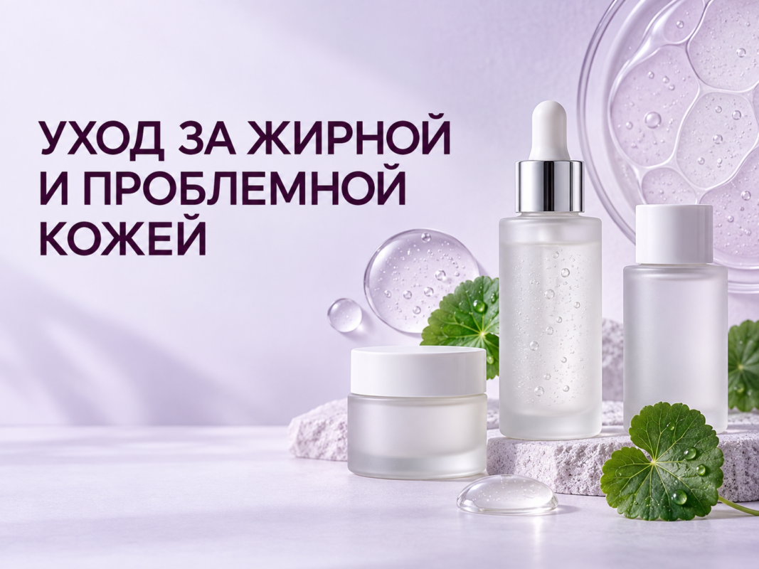 Уход за жирной и проблемной кожей лица: рабочая схема без пересушивания