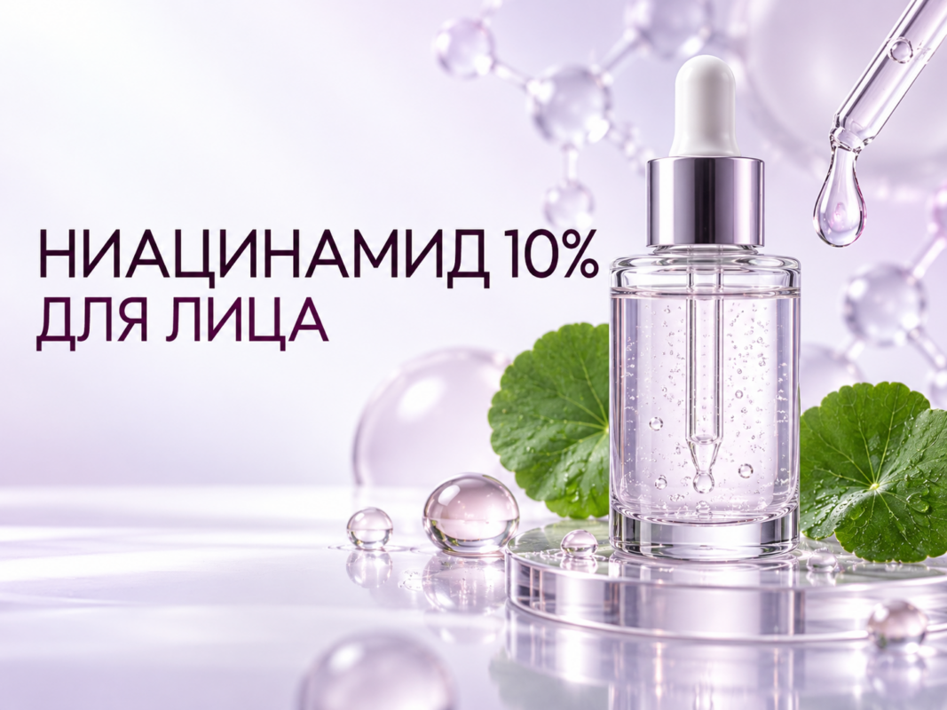 Ниацинамид 10% для лица: как правильно пользоваться
