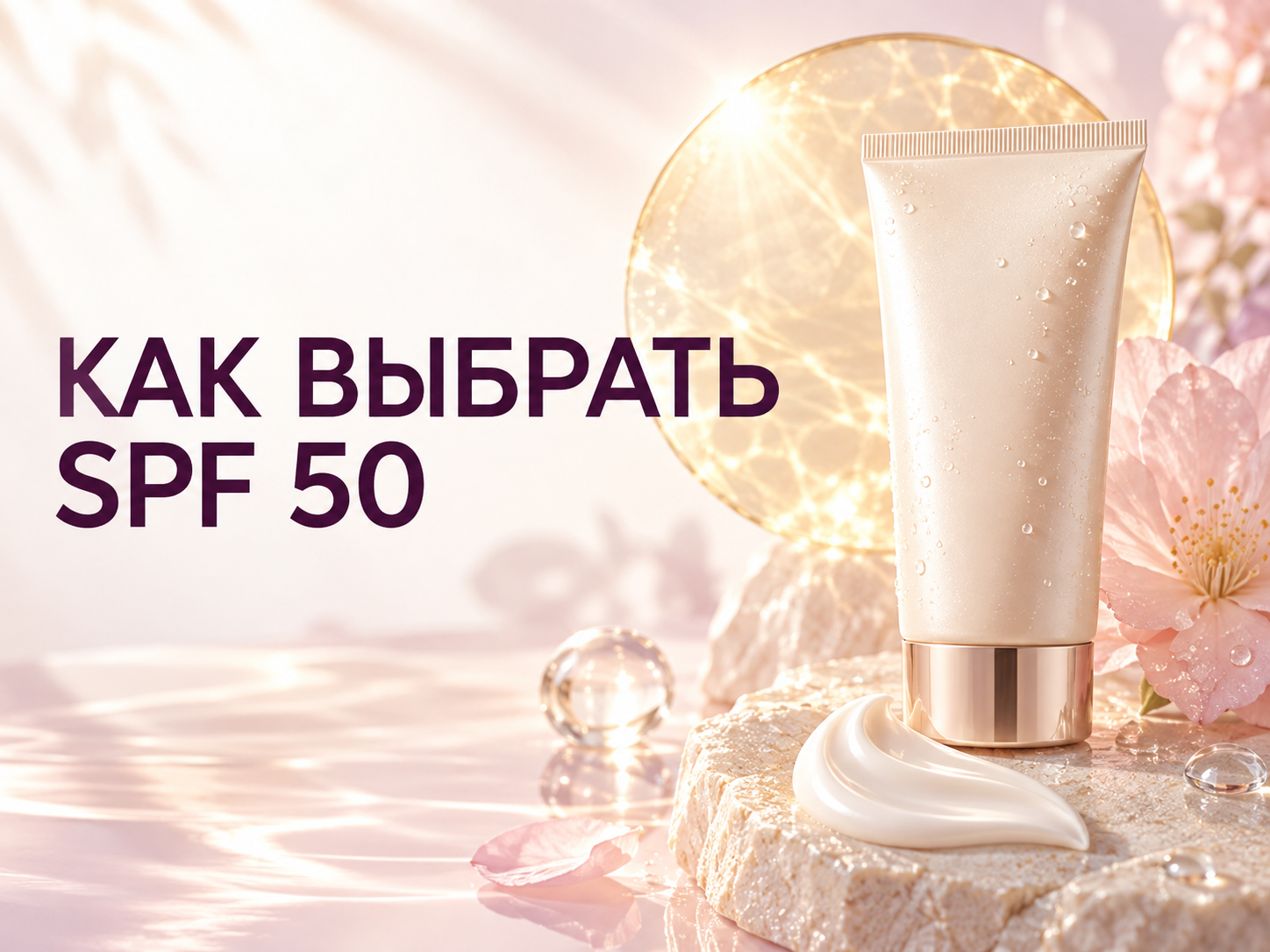 как выбрать солнцезащитный крем SPF 50 для лица