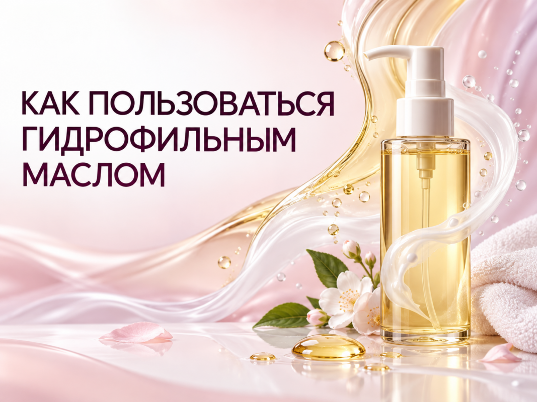 как пользоваться гидрофильным маслом